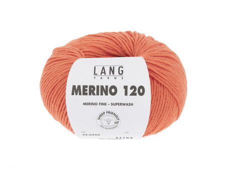 Lang MERINO 120 0459 ORANGE