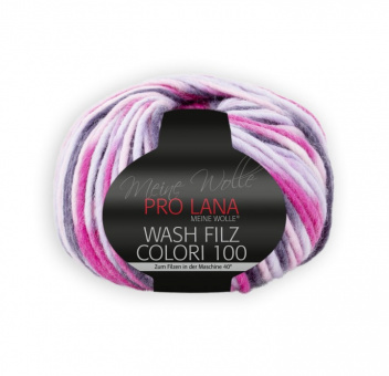 Pro Lana Wash-Filz colori 100 Farbe 710 rosapinklila