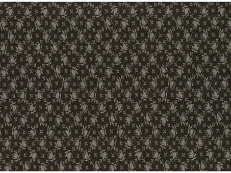 Jacquard Blumen oliv 