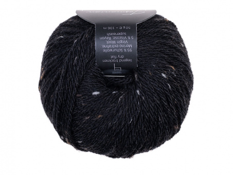 Atelier Zitron Tasmanian Tweed Farbe 19 schwarz