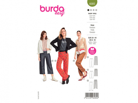 Burda 6085 Hose (34-44) 