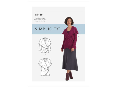 Simplicity S9189.A PG L Cardigan XS-XXL 