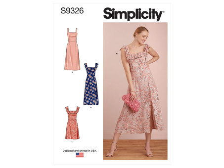 Simplicity S9326.H5 PG A Kleid 32-40 