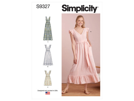 Simplicity S9327.R5 PG A Kleid 40-48 