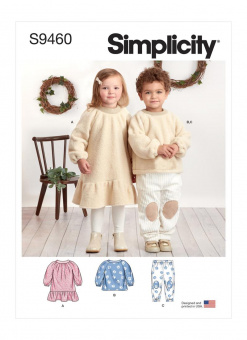 Simplicity 9460.A PG U Pullover & Hose 80-128 