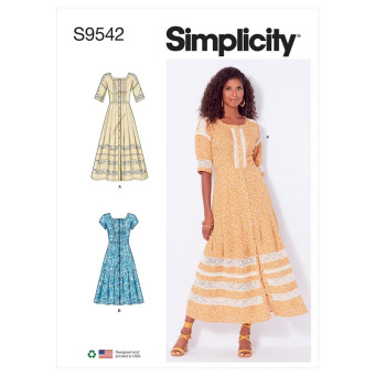 Simplicity 9542.A PG A Kleid 34-46 