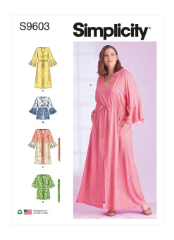 Simplicity 9603.GG PG L Tunikakleid 52-58 