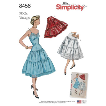 Simplicity G7013.D5 PG D Petticoat & Unterkleid 30-38 