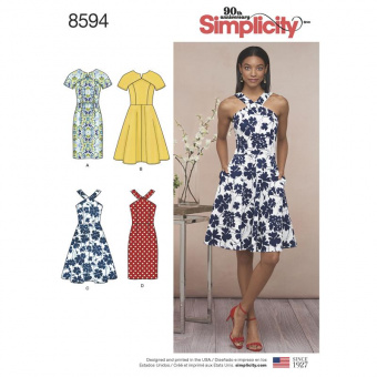 Simplicity G7053.R5 PG A Kleid 40-48 