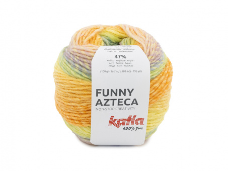 KATIA FUNNY AZTECA Farbe 203 regenbogen pastell