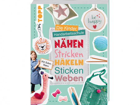 Die Kinder Handarbeitsschule Nähen, Stricken, Häken, Sticken, Web 