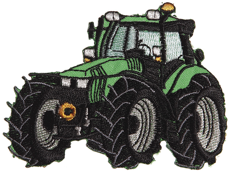 Applikation Traktor / Trecker grün 