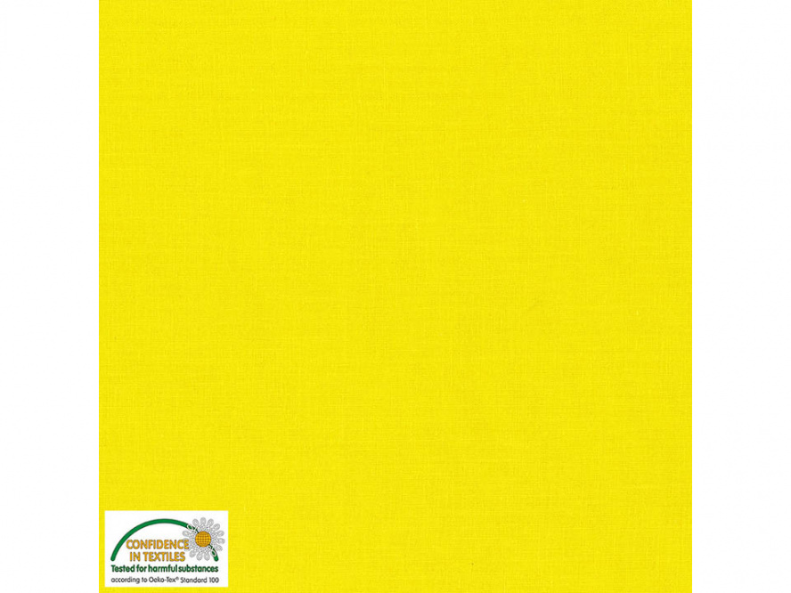 Baumwollstoff Basic Farbe 212 gelb 