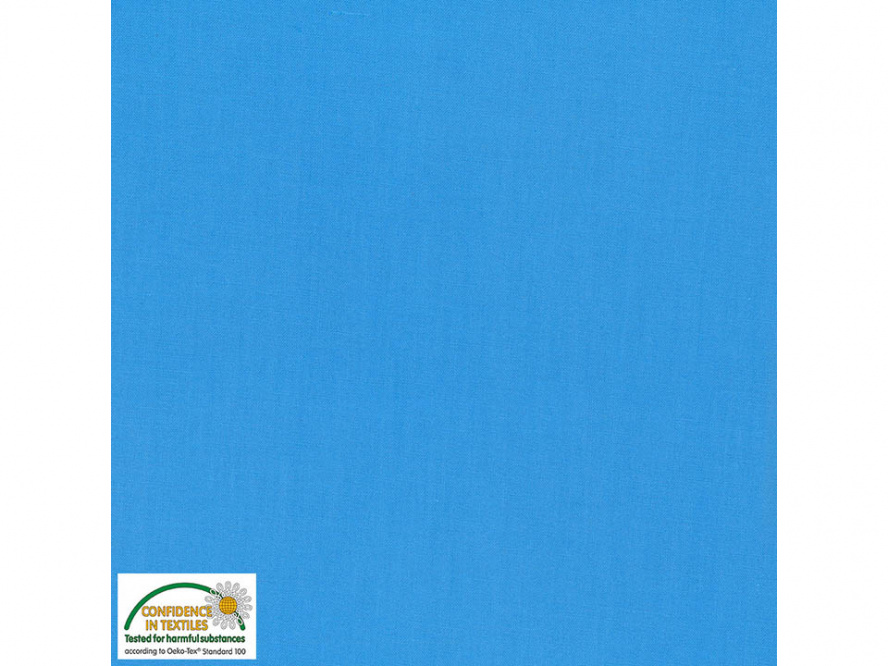 Baumwollstoff Basic Farbe 661 eisblau 