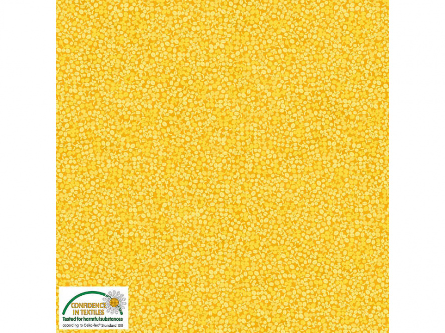 Baumwollstoff Kombi Farbe 125 gelb 