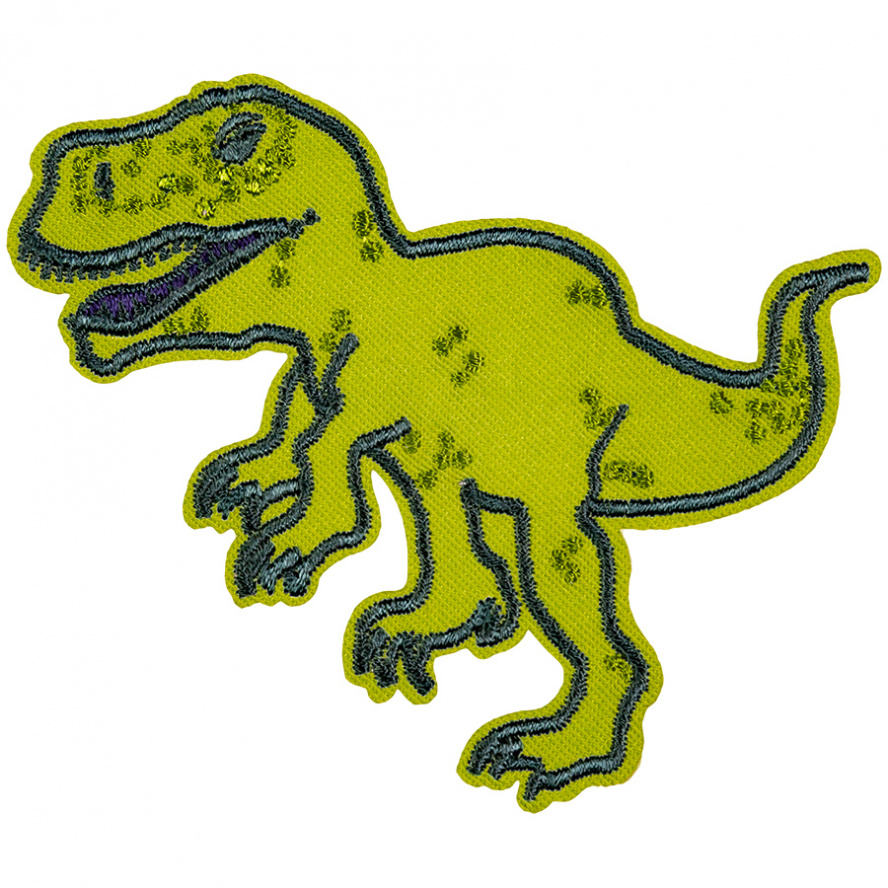 Applikation Dinosaurier T-Rex grün 