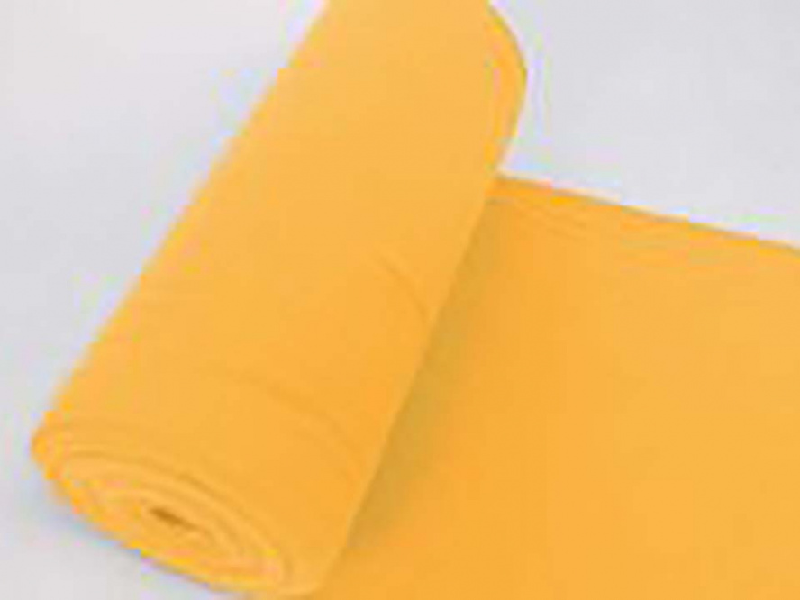 Bündchen im Schlauch  Farbe 0035 gelb 