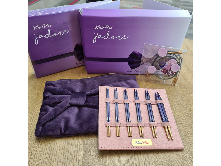 Knit Pro Muttertagsset Jádore Cubics lavendel 