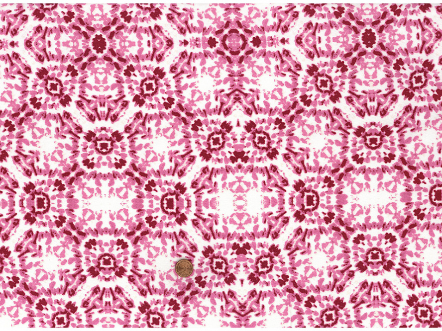 Hosenstoff Bengaline pink Batik 