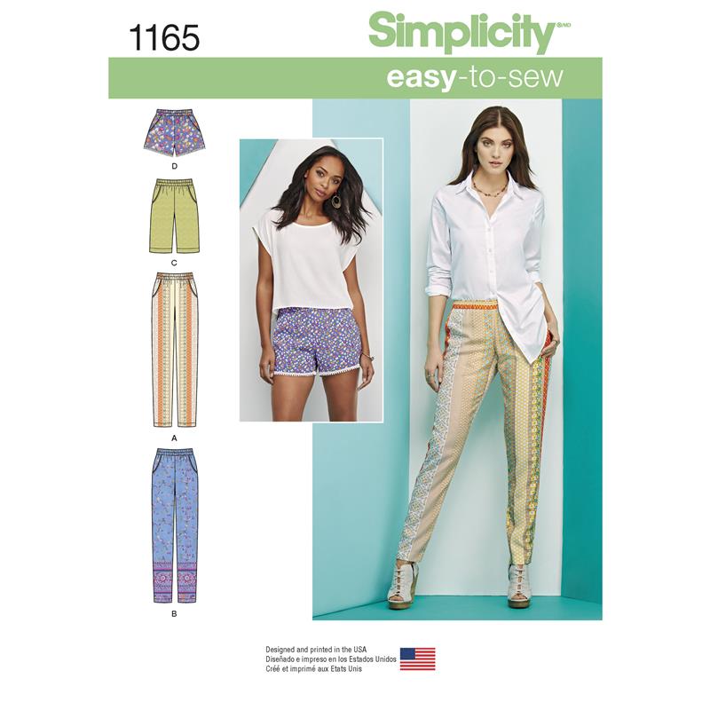 Simplicity 1165.H5 PG L Hose & Short 32-40 