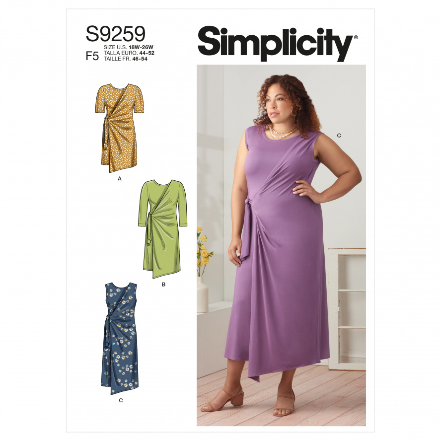 Simplicity S9259.G5 PG A Kleid 52-60 