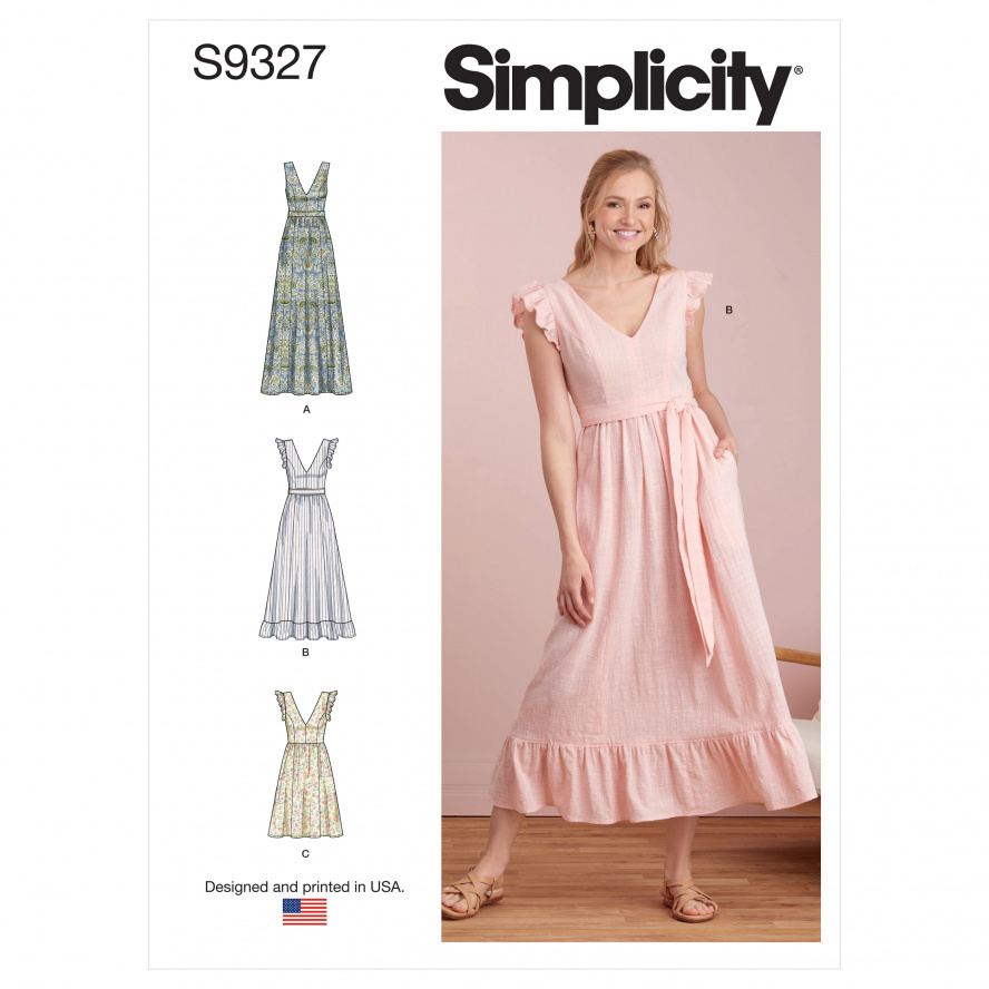 Simplicity S9327.R5 PG A Kleid 40-48 
