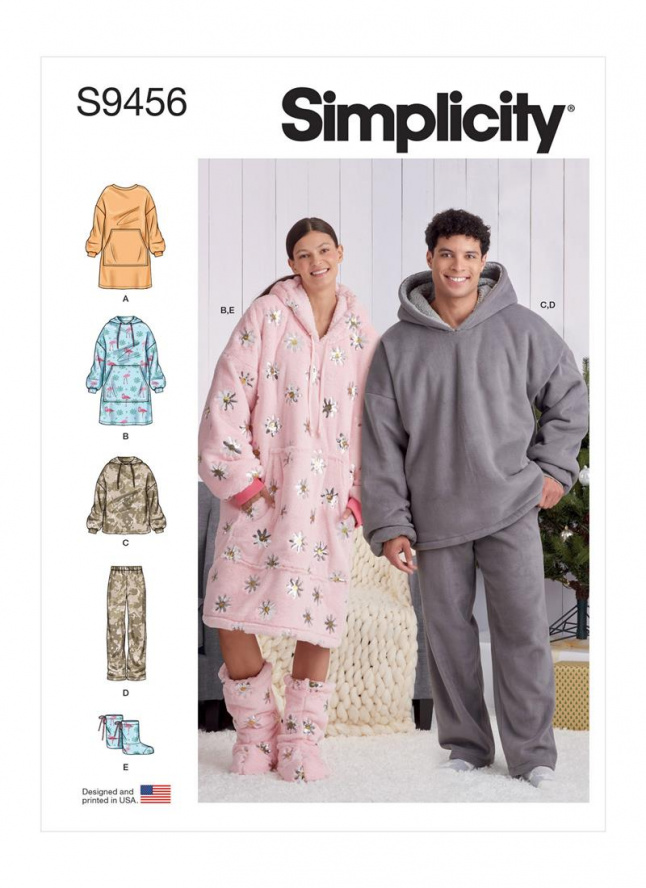Simplicity 9456.A PG N Pyjama XS-XL 