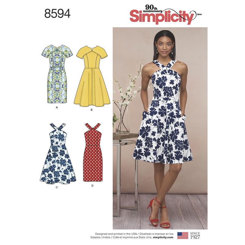 Simplicity G7053.R5 PG A Kleid 40-48 
