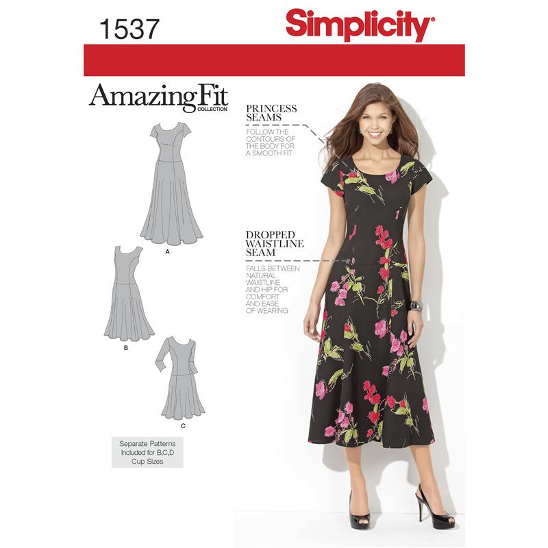 Simplicity 7743.AA PG A Kleid 36-44 