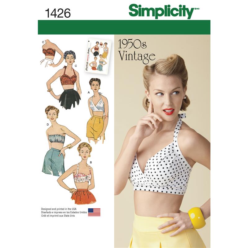 Simplicity 7776.D5 PG L Bustier-Top 30-38 