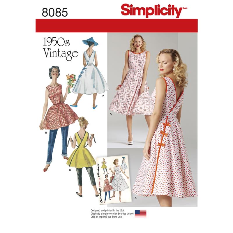 Simplicity 7900.R5 PG A Kleid Vintage 40-48 
