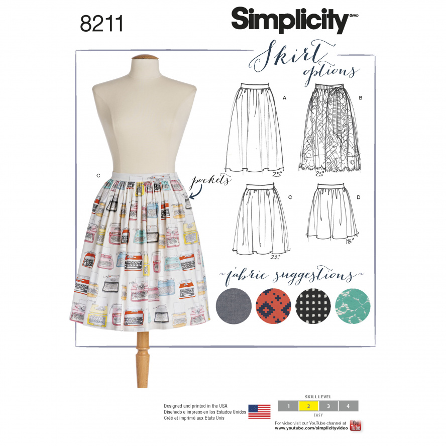 Simplicity 7935.D5 PG L Rock 30-38 