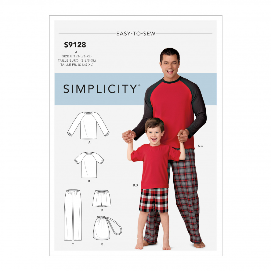 Simplicity S9128.A PG A Pyjama S-XL 