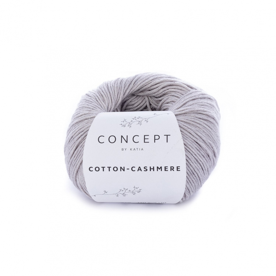 CONCEPT by Katia Cotton-Cashmere Farbe 56 grau mel. 