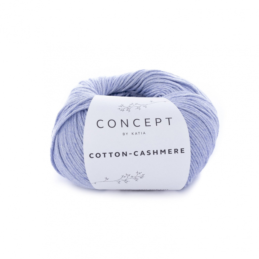 CONCEPT by Katia Cotton-Cashmere Farbe 58 blau mel. 