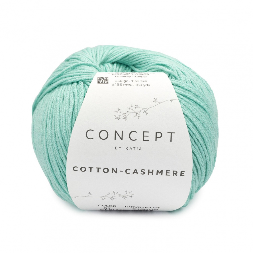 CONCEPT by Katia Cotton-Cashmere Farbe 87 mint 